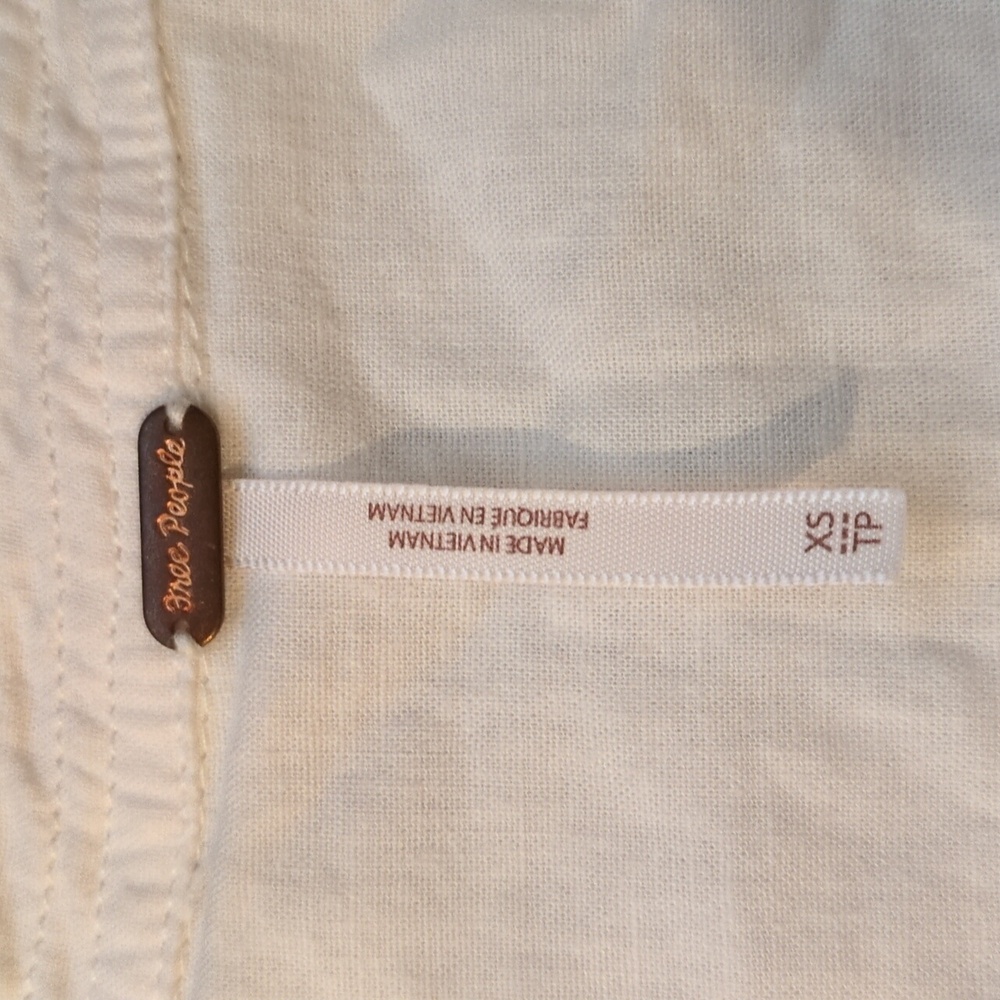 Free People Get Away With Me Tunic In Ivory Size XS - Picture 9 of 12